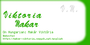 viktoria makar business card