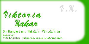 viktoria makar business card